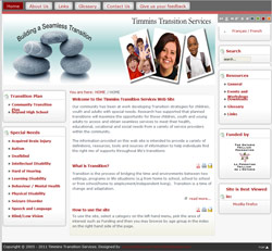 Transition Services website